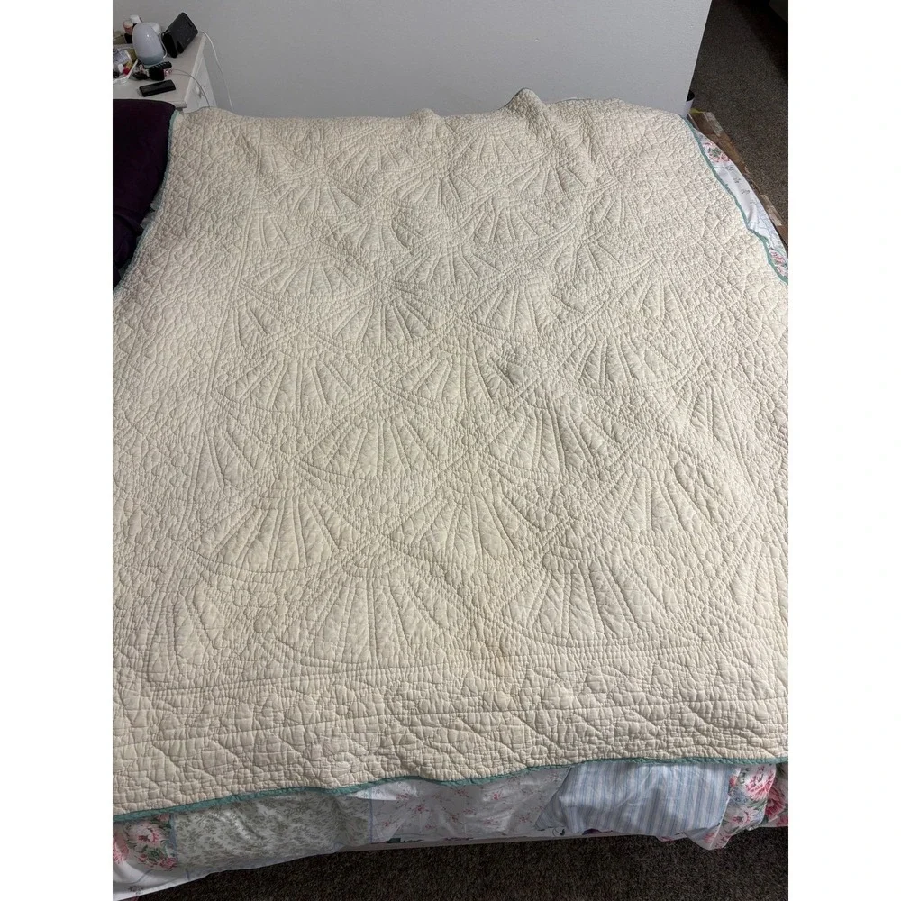 Vintage Fan Handmade Quilt 78
